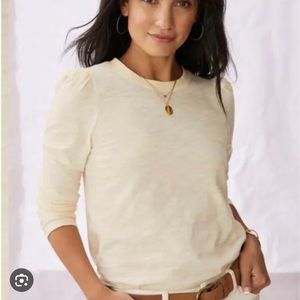 Ivory, long sleeve tee